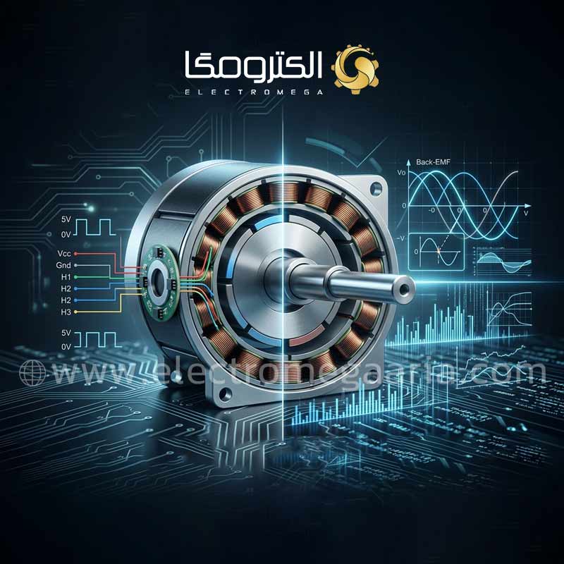 کنترل موقعیت روتور در BLDC